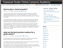 Tablet Screenshot of classicalguitaracademy.org